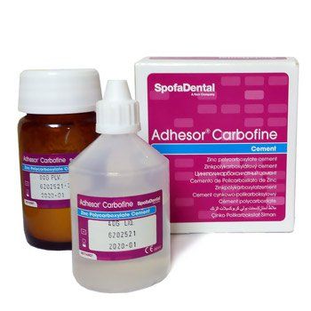 Цемент Adhesor Carbofine - цемент, 80г+40мл