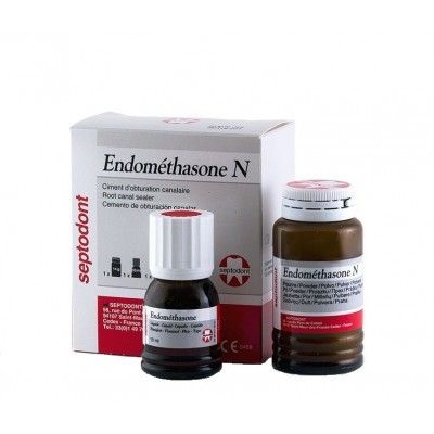 Endomethasone N (Эндометазон Н) - набор (14гр-порошок 10мл-жидкость) Septodont