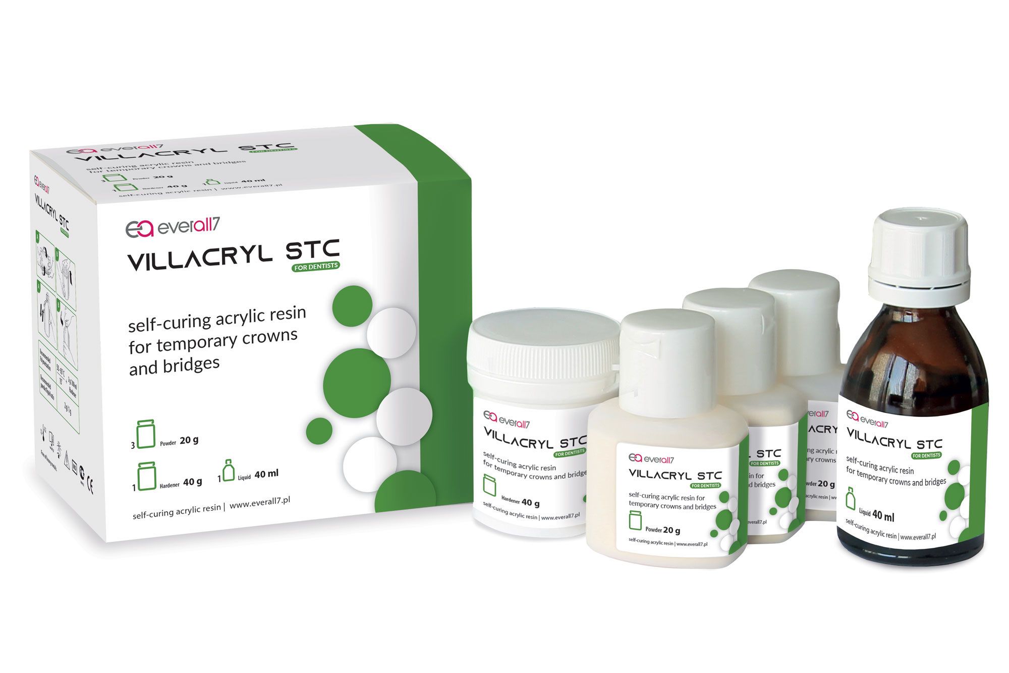 Пластмасса Villacryl STC Kit набор, Zhermapol 