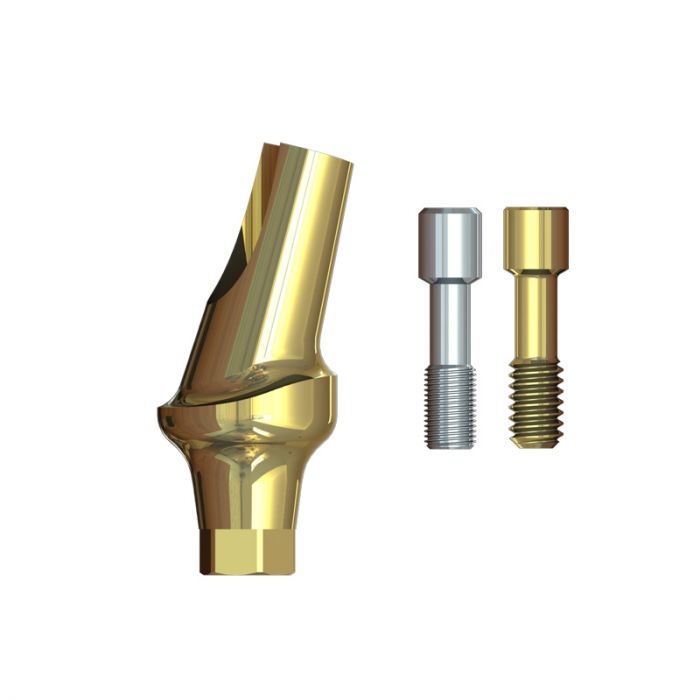 Угловой Анатомический абатмент 15°, с конусным соединением, уступ 1mm, SGS